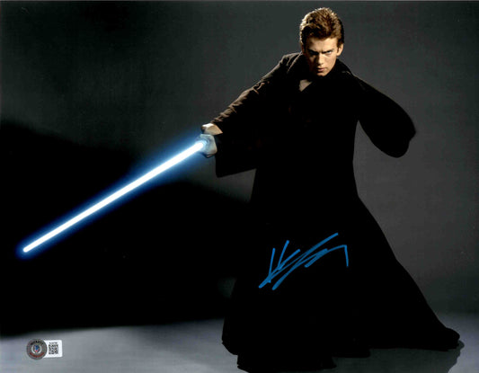 Hayden Christensen Signed Autographed 11x14 Star Wars Anakin Skywalker Photo With Beckett COA