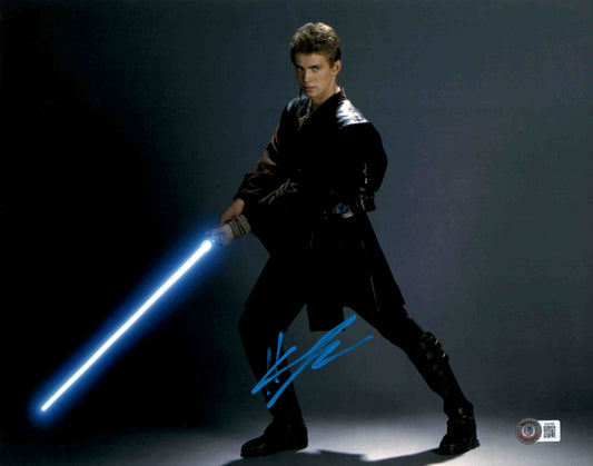 Hayden Christensen Signed Autographed 11x14 Star Wars Anakin Skywalker Photo With Beckett COA