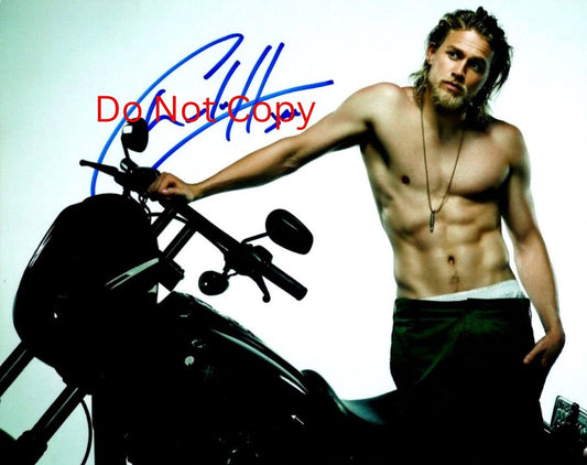 Charlie Hunnam Reprint Autographed 8x10 Photo