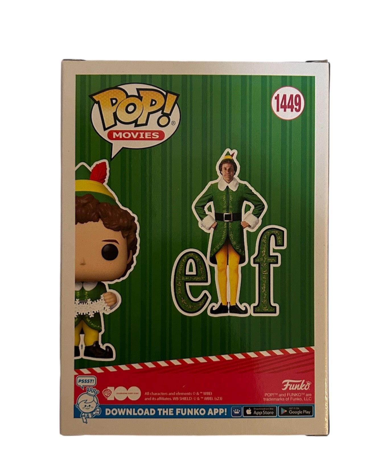 Will Ferrell Signed Autographed Elf Funko Pop 1449 with Exact Photo Proof