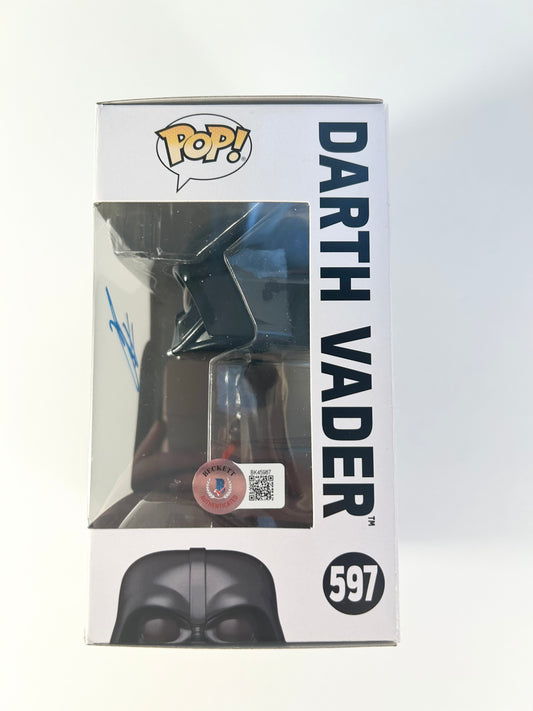 Hayden Christensen Signed Autographed Star Wars Darth Vader Funko Pop With Beckett
