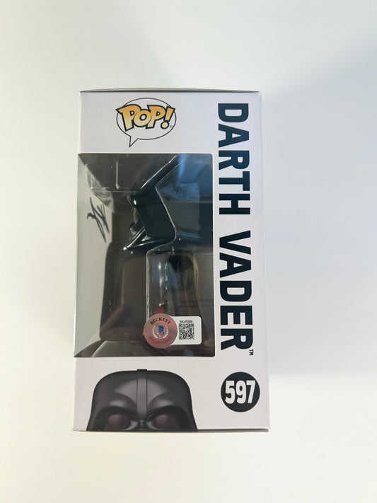 Hayden Christensen Signed Autographed Star Wars Darth Vader Funko Pop With Beckett