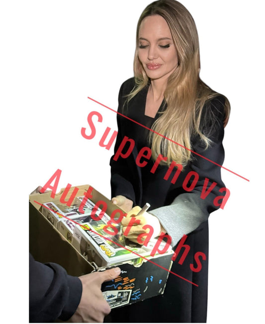 Angelina Jolie Signed Autographed Maleficent Funko Pop 232 with Exact Photo Proof