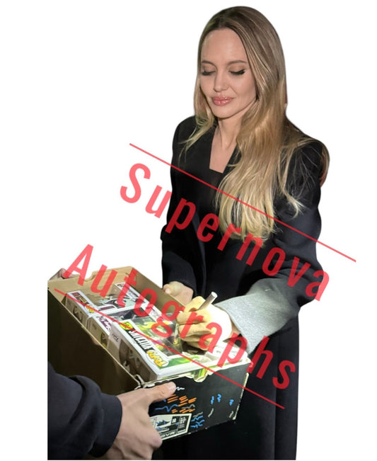 Angelina Jolie Signed Autographed Maleficent Funko Pop 1455 with Exact Photo Proof