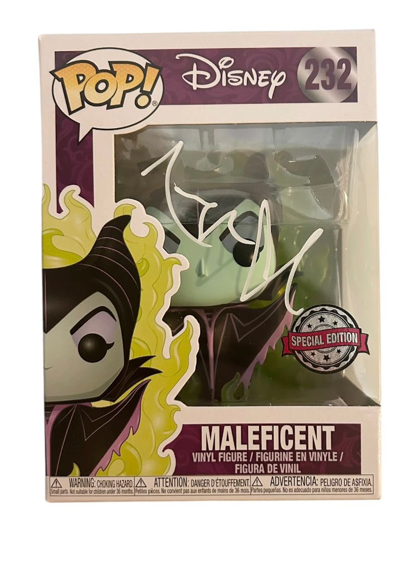 Angelina Jolie Signed Autographed Maleficent Funko Pop 232 with Exact Photo Proof