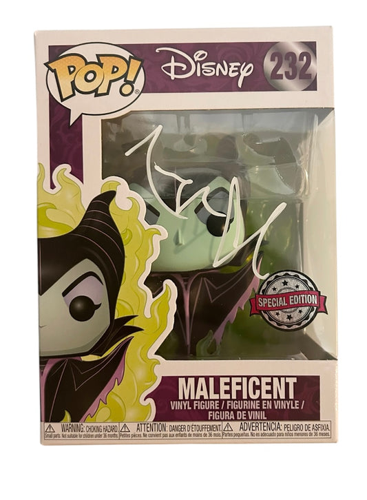 Angelina Jolie Signed Autographed Maleficent Funko Pop 232 with Exact Photo Proof