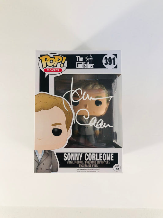 James Caan Signed Autograph Funko Pop The God Father Sonny Corleone With Beckett COA
