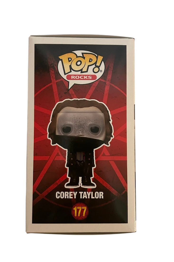 Corey Taylor Signed Autograph Slipknot Funko Pop Figure With Beckett Witness COA