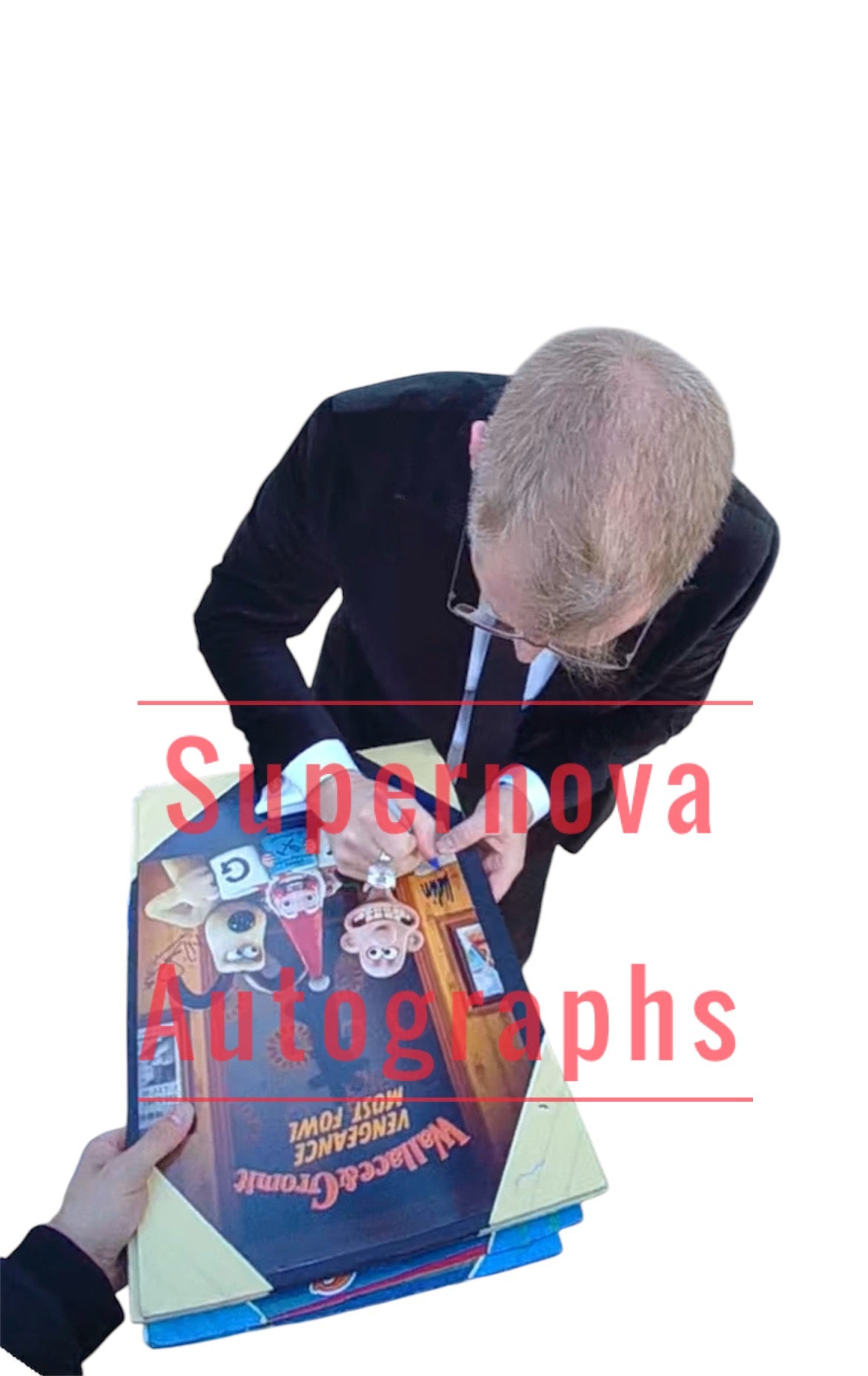 Wallace and Gromit Signed Autographed 12x18 Photo with Exact Proof