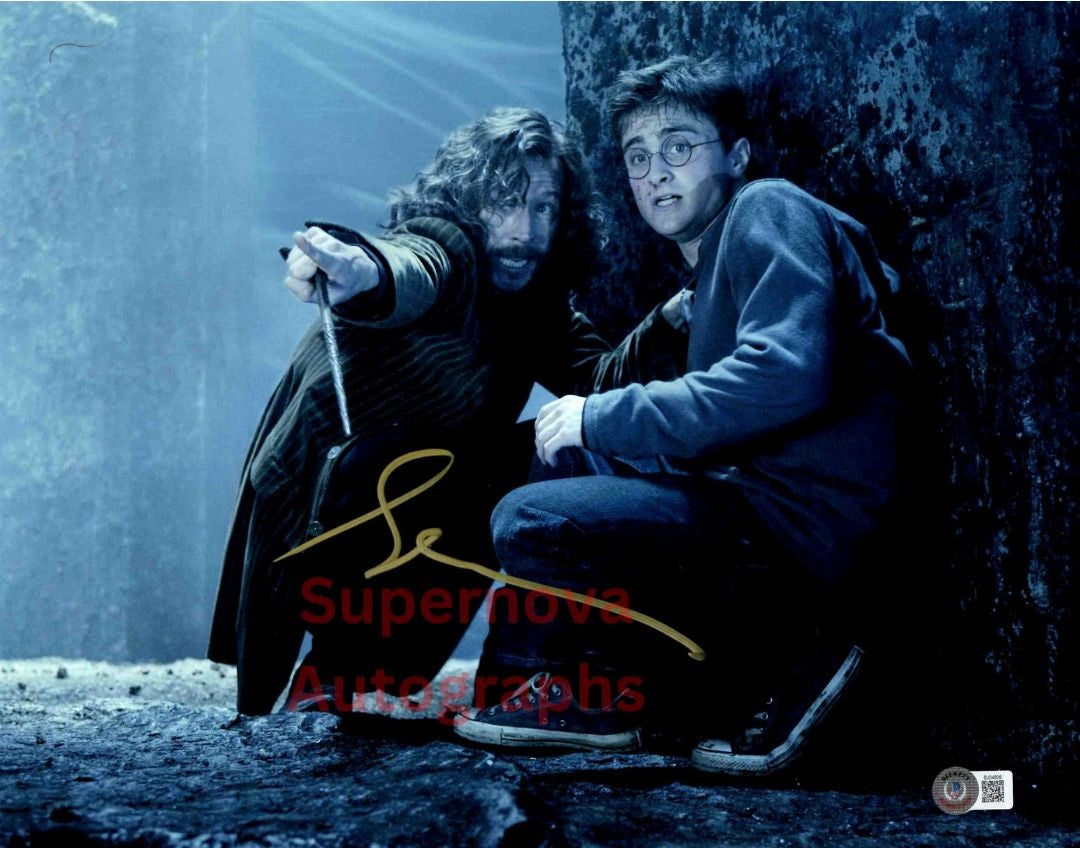 Gary Oldman Signed Autographed 11x14 Sirius Black Harry Potter Photo with Beckett COA