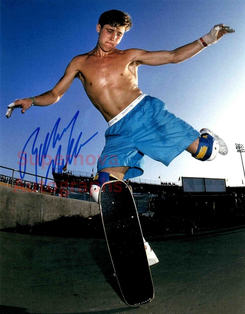 Rodney Mullen Signed Autographed 11x14 Skateboarding Photo