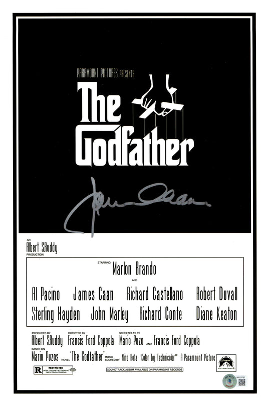 James Caan Signed Autograph 11x17 The God Father Sonny Corleone Photo With Beckett COA