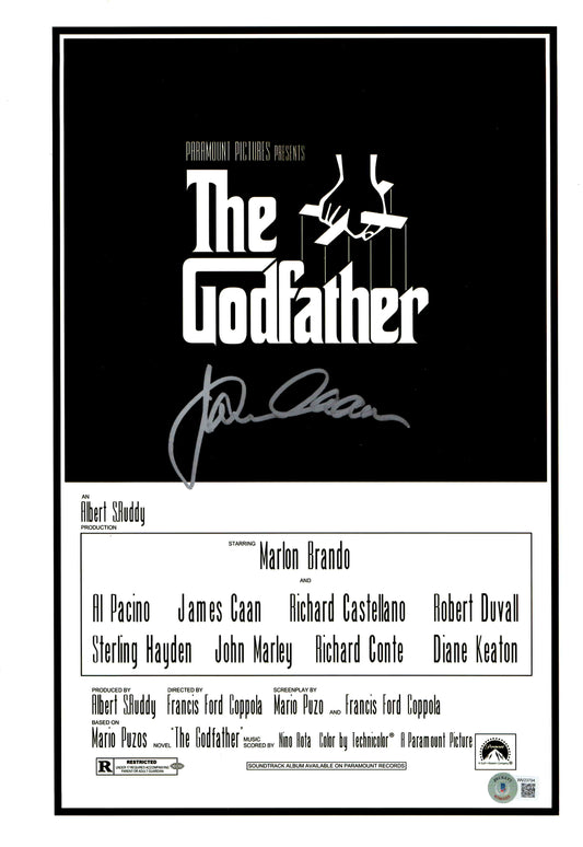 James Caan Signed Autograph 11x17 The God Father Sonny Corleone Photo With Beckett COA