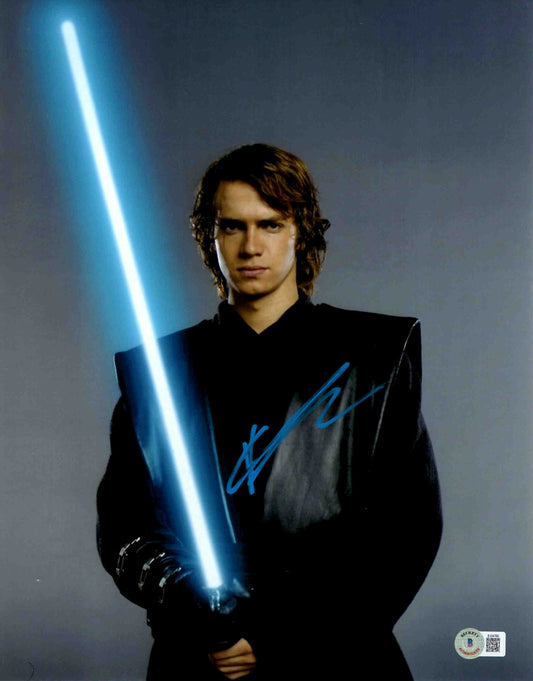 Hayden Christensen Signed Autographed 11x14 Star Wars Anakin Skywalker Photo With Beckett COA