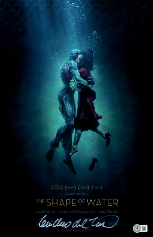 Guillermo Del Toro Signed Autographed 11x17 Shape Of Water Photo With Beckett COA