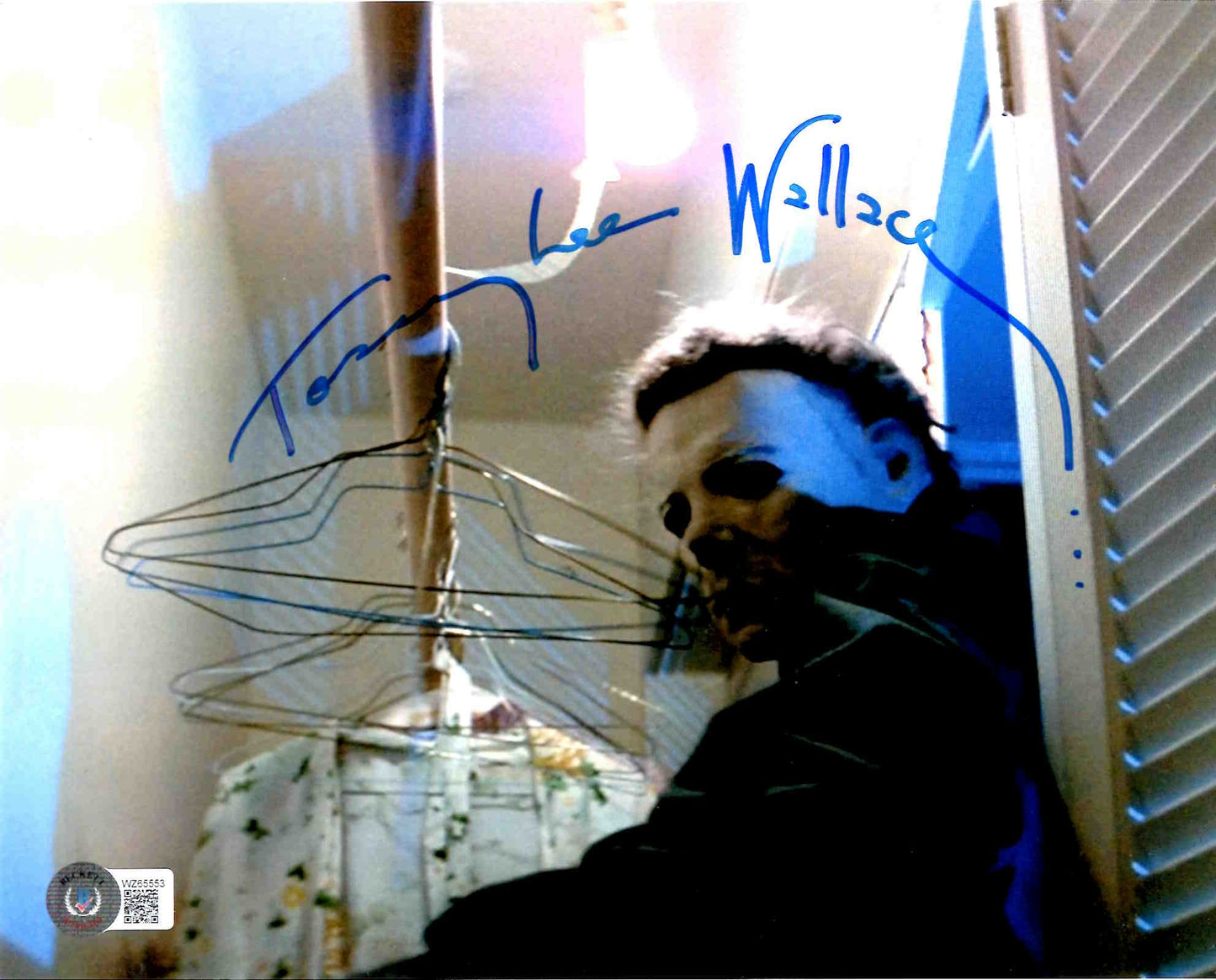 Tommy Lee  Wallace Signed Autographed Halloween Michael Myers Photo With Beckett COA