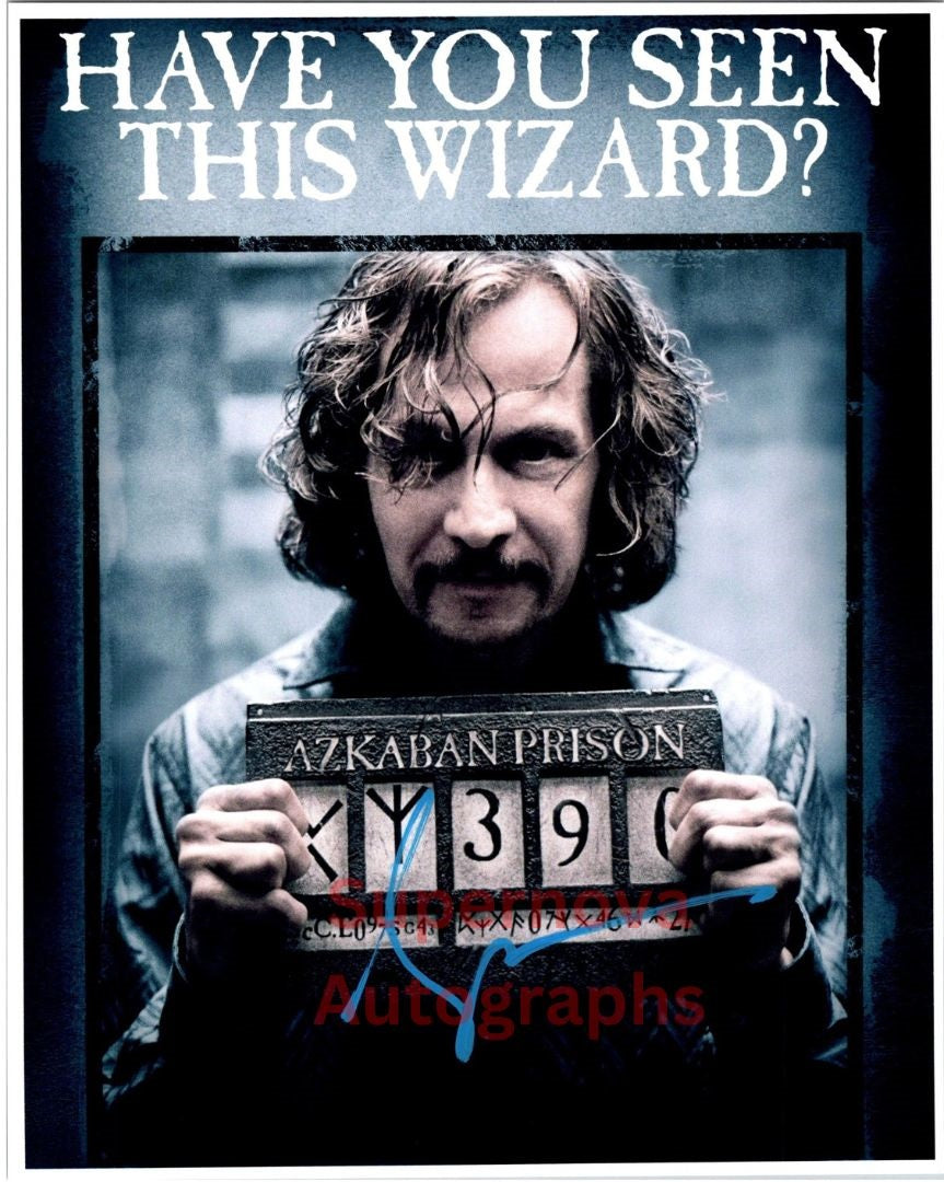 Gary Oldman Signed Autographed 8x10 Sirius Black Harry Potter photo With Exact Photo Proof