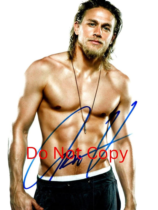 Charlie Hunnam Reprint Autographed 8x10 Photo