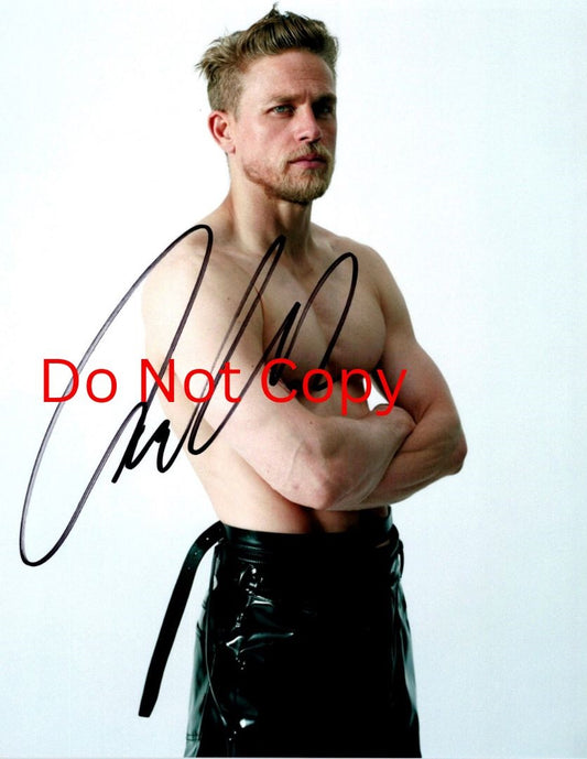 Charlie Hunnam Reprint Autographed 8x10 Photo