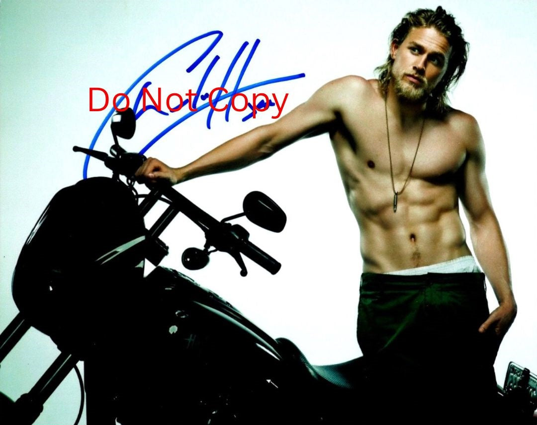 Charlie Hunnam Reprint Autographed 8x10 Photo