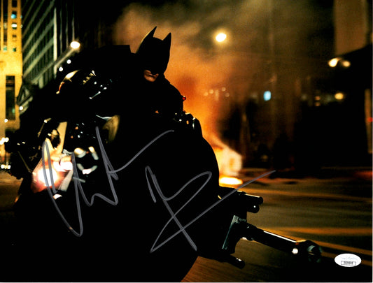 Christian Bale 11x14 Photo The Dark Knight Batman With JSA COA