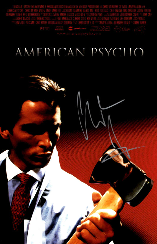 Christian Bale 11x17 American Psycho Photo With Exact Photo Proof