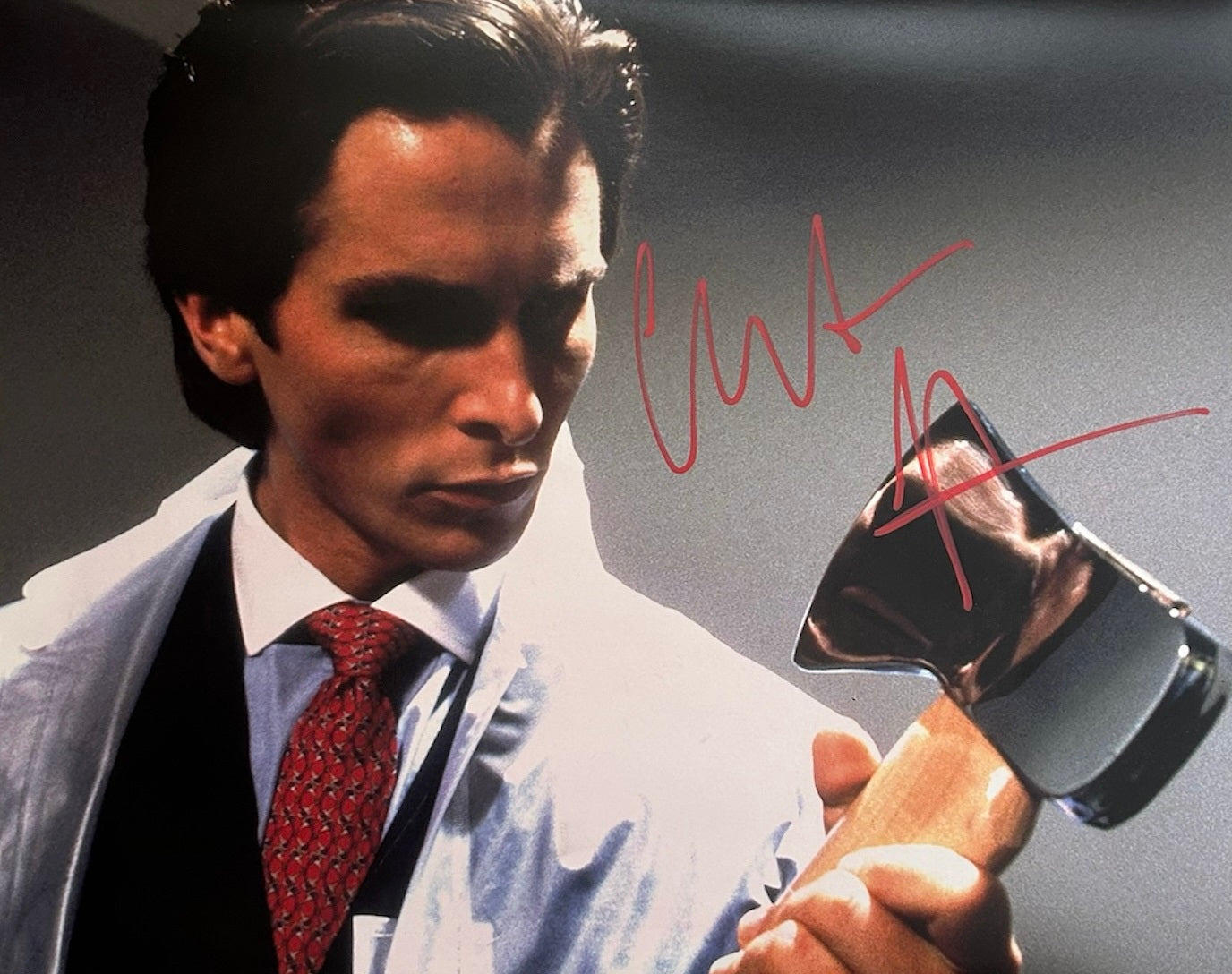 Christian Bale 11x14 American Psycho Photo