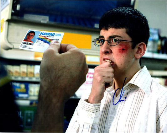 Christopher Mintz-Plasse Signed Autographed 8x10 McLovin Superbad Photo with Exact Photo Proof