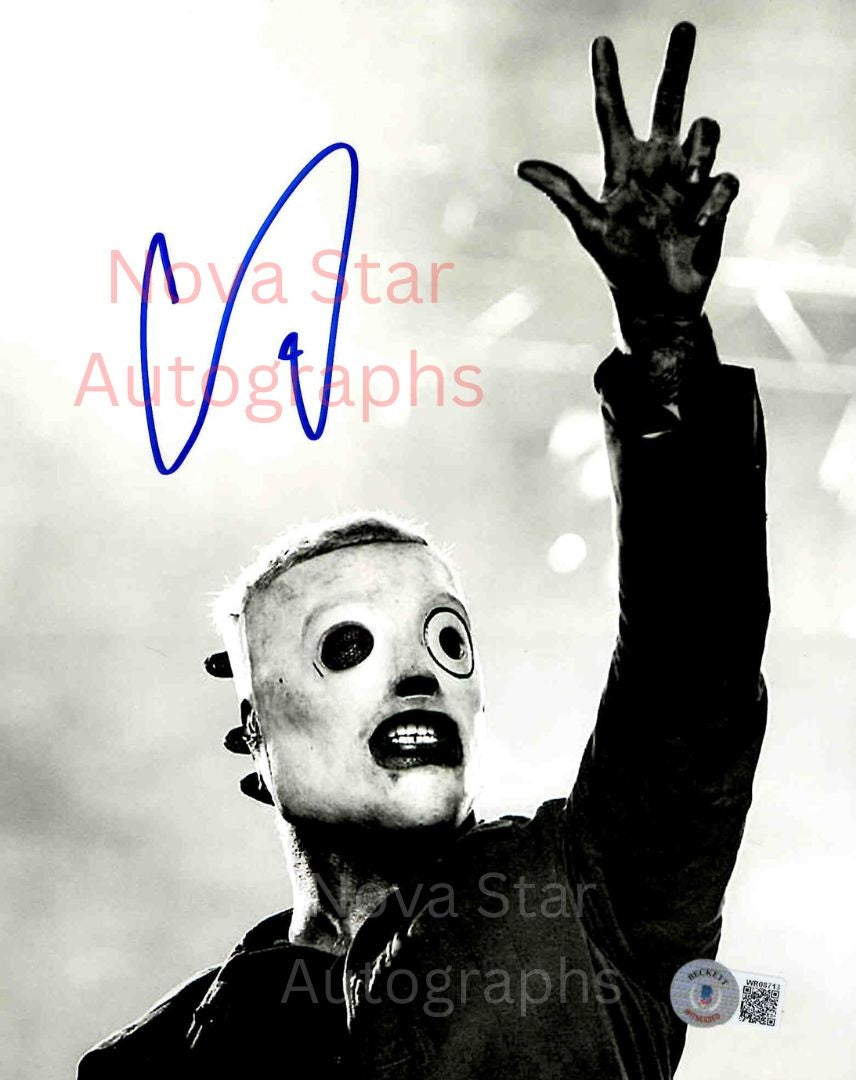 Corey Taylor Signed Autographed 8x10 Slipknot Photo With Beckett Witness