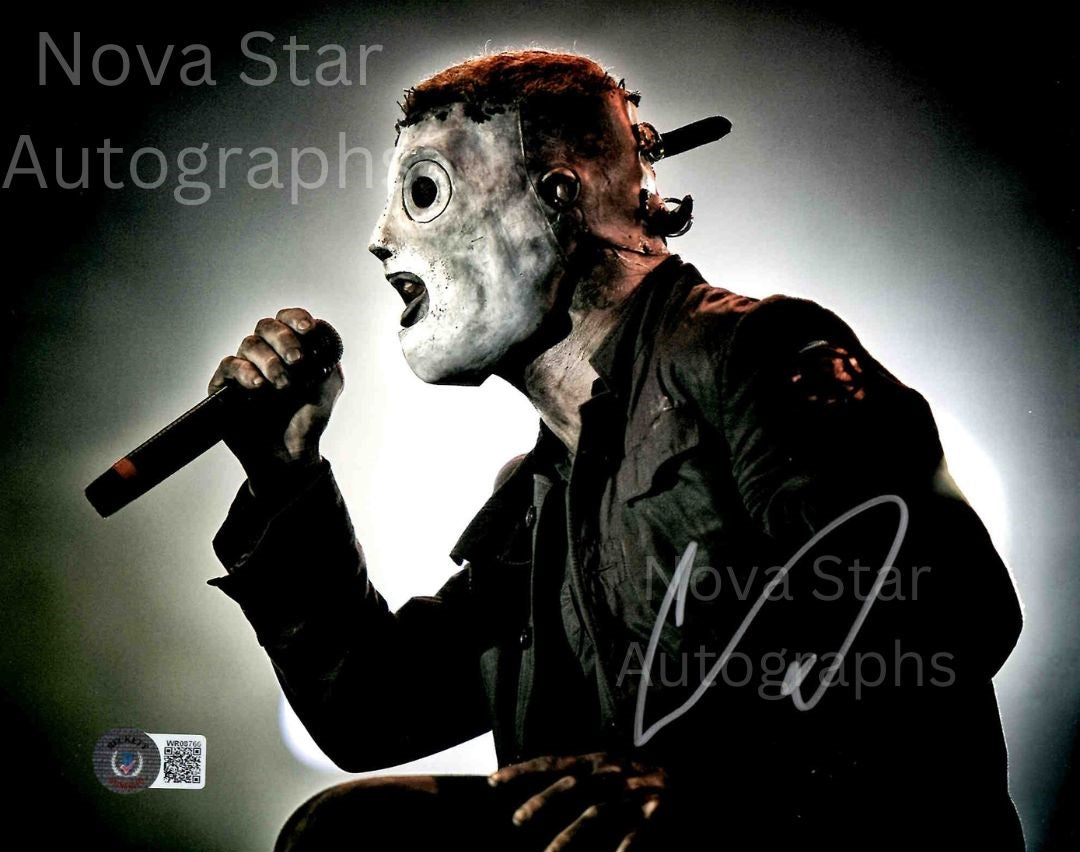 Corey Taylor Signed Autographed 8x10 Slipknot Photo With Beckett Witness