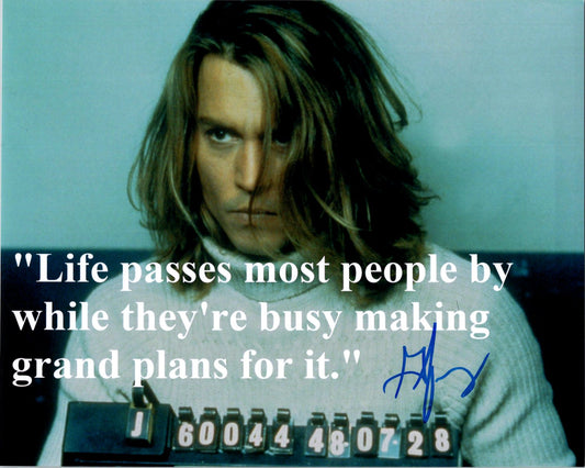 Boston George Jung Signed Autographed 8x10 Blow Photo