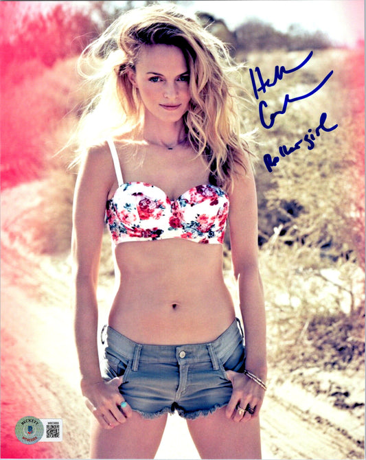 Heather Graham Signed Autographed 8x10 Model Photo With Beckett Witness