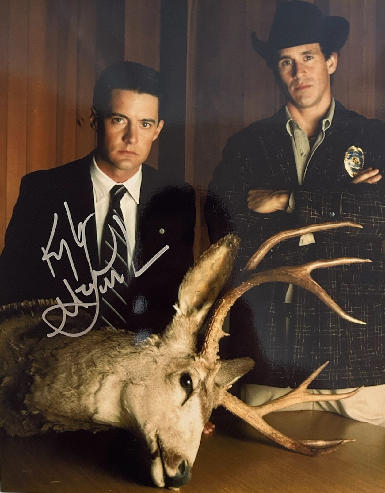 Kyle Maclachlan Signed Autographed 8x10 Twin Peaks Photo with Exact Photo Proof