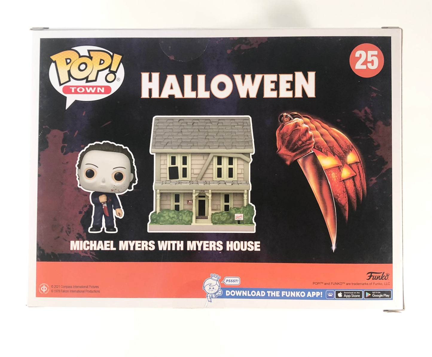 Nick Castle Signed Autographed Halloween Michael Myers Funko Pop house With Beckett Witness