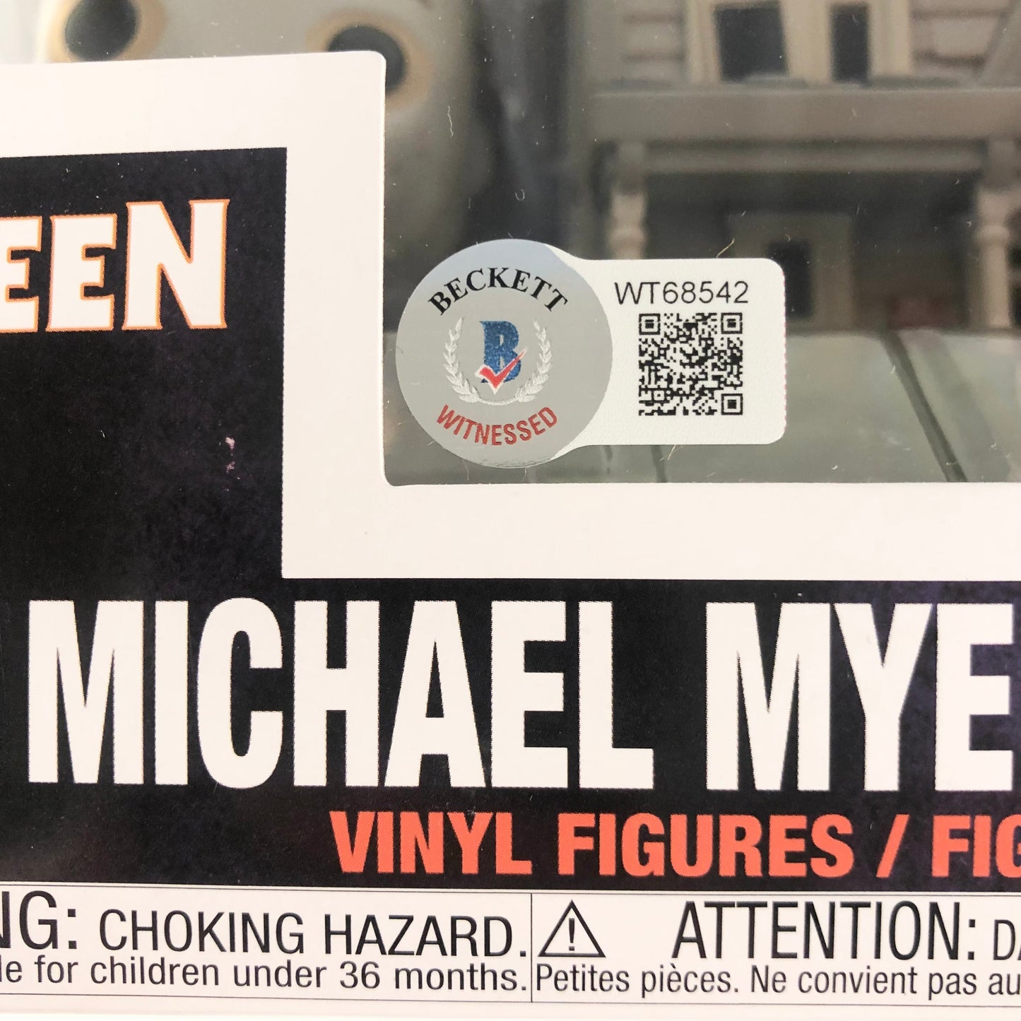 Nick Castle Signed Autographed Halloween Michael Myers Funko Pop house With Beckett Witness