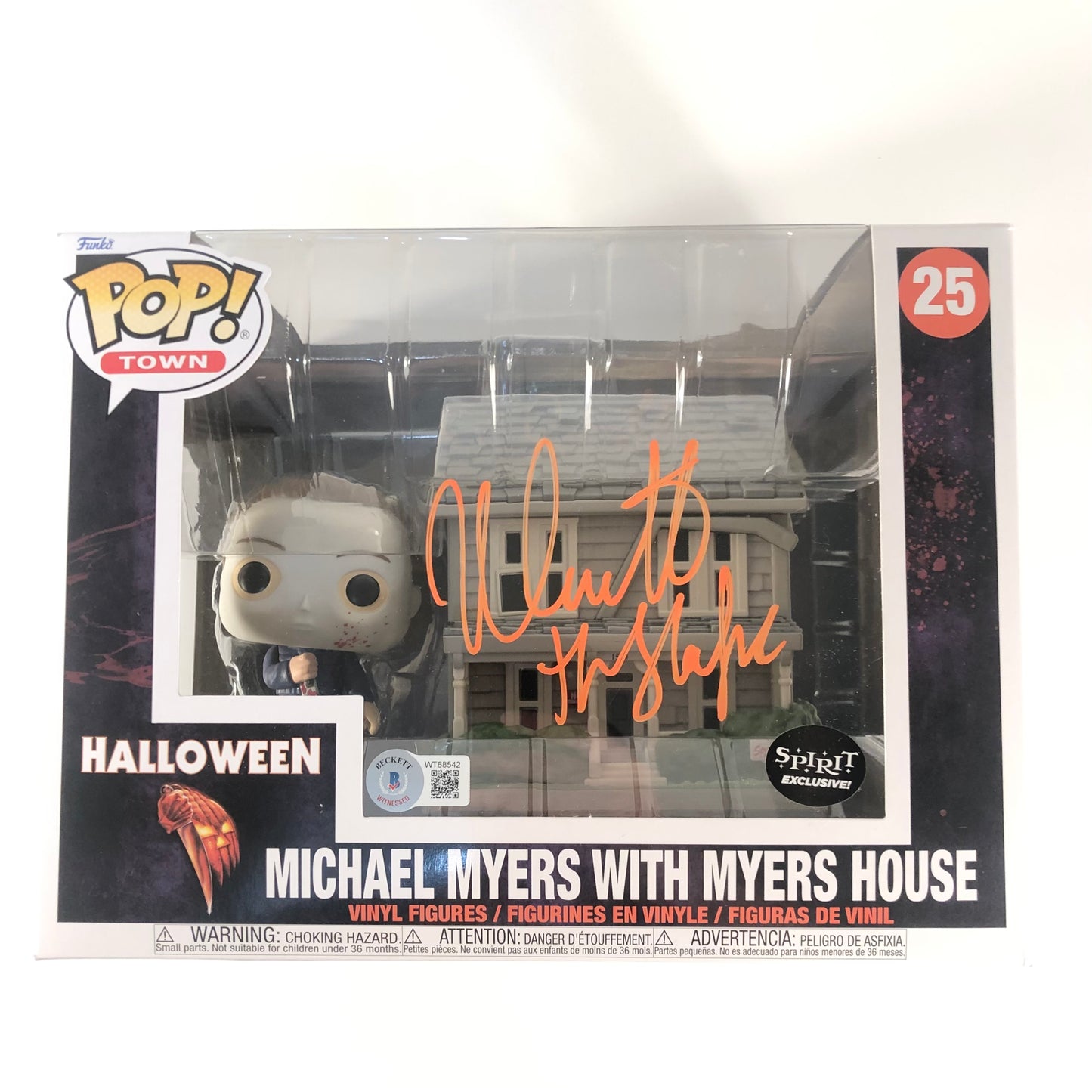 Nick Castle Signed Autographed Halloween Michael Myers Funko Pop house With Beckett Witness