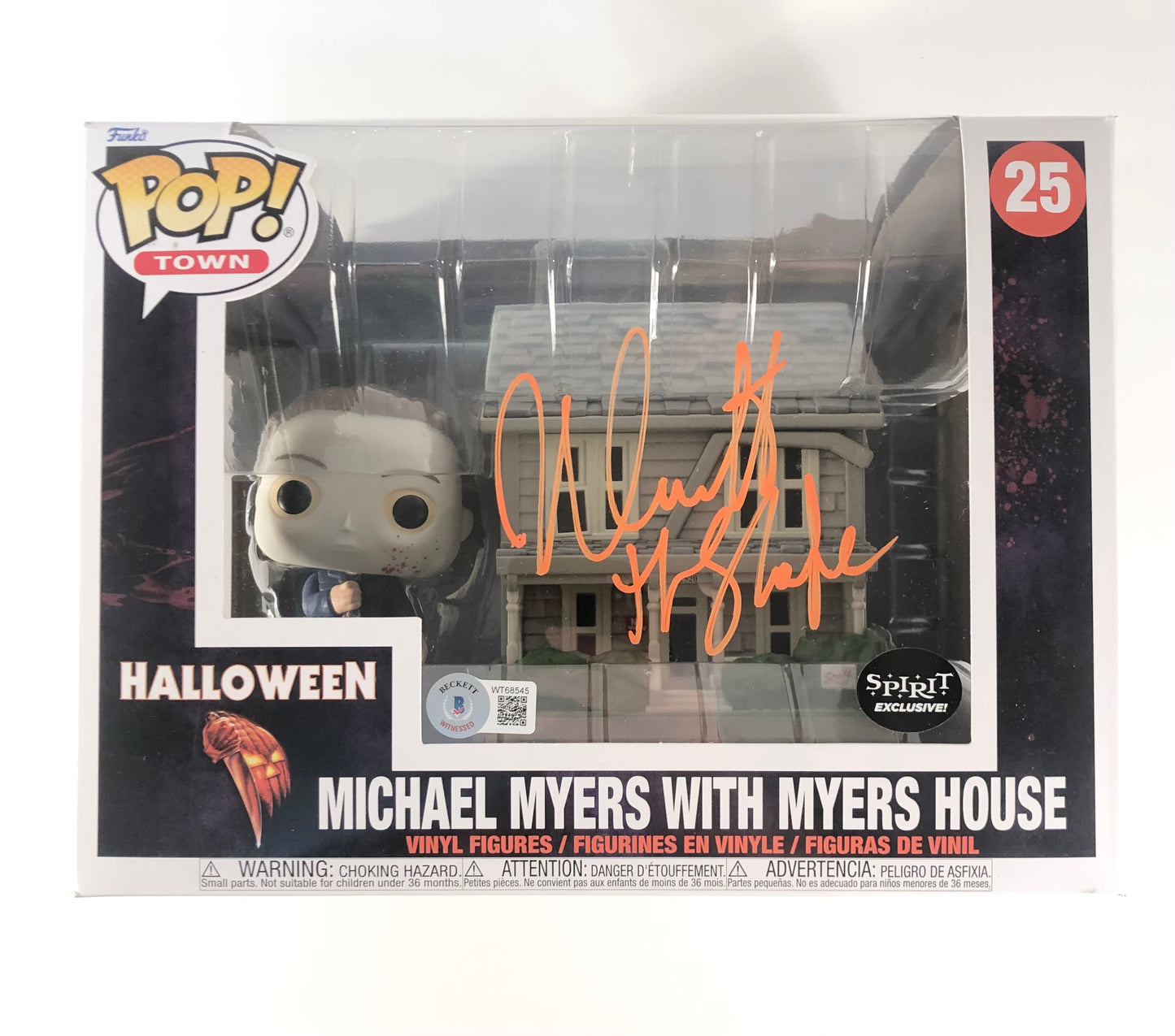 Nick Castle Signed Autographed Halloween Michael Myers Funko Pop house With Beckett Witness