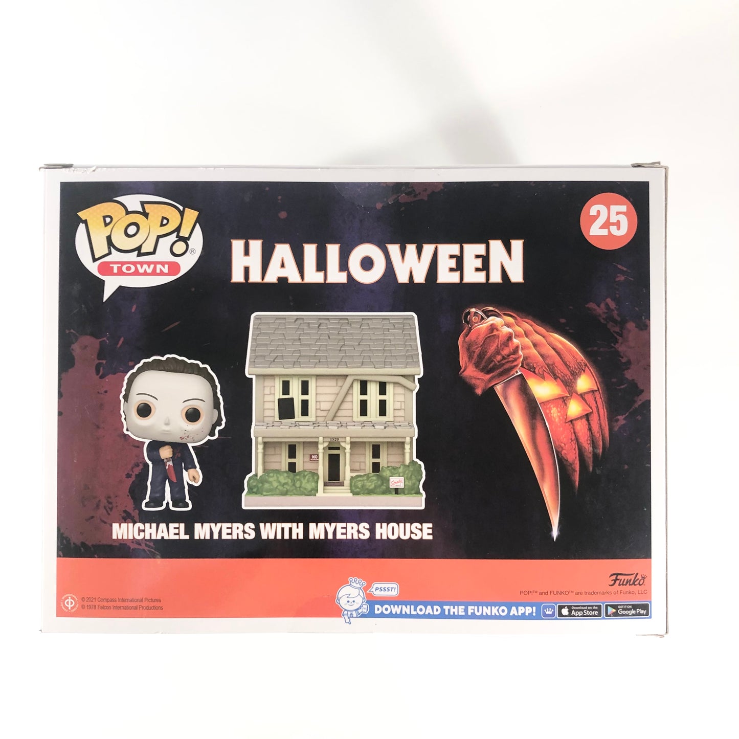 Nick Castle Signed Autographed Halloween Michael Myers Funko Pop house With Beckett Witness