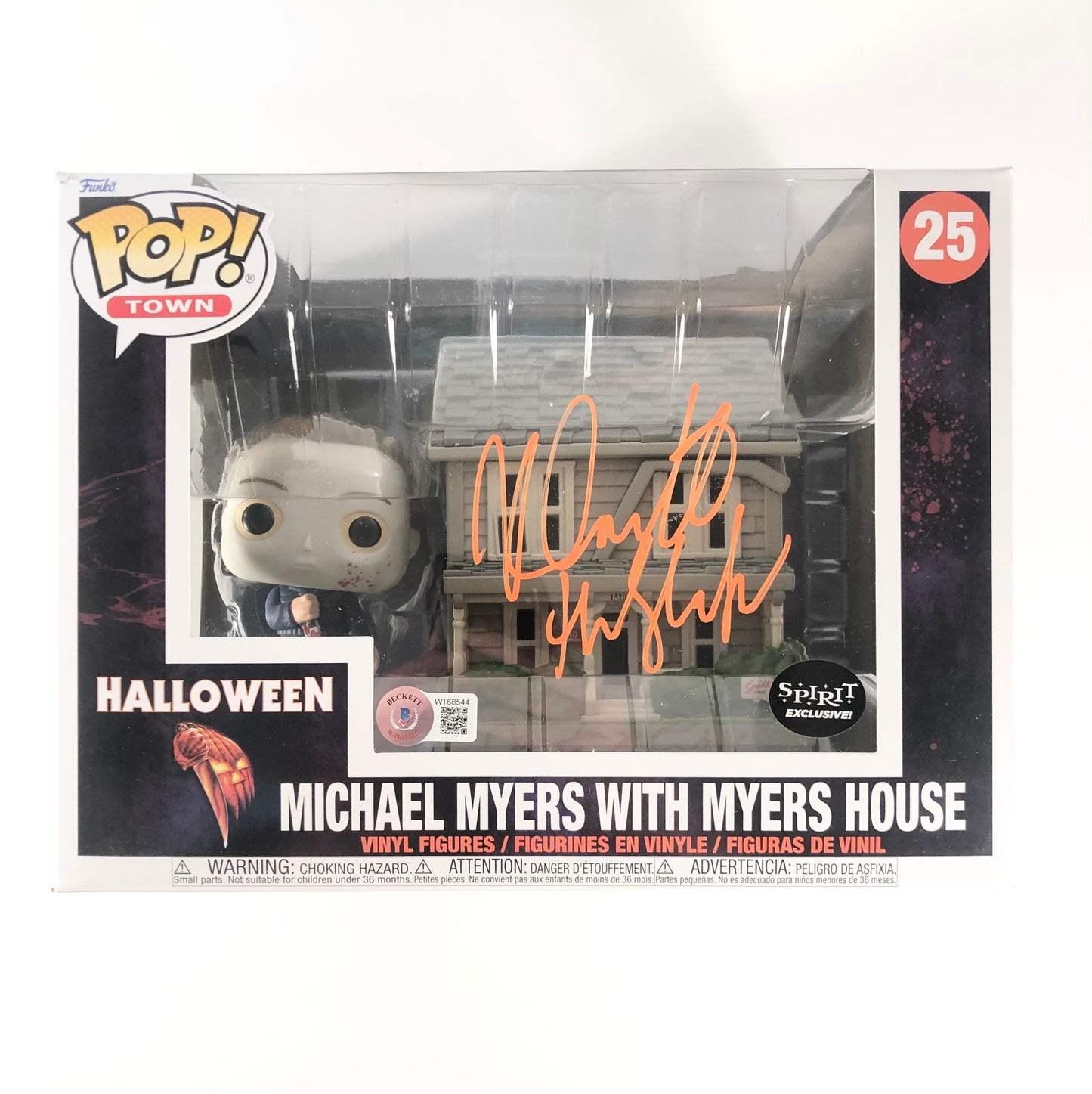 Nick Castle Signed Autographed Halloween Michael Myers Funko Pop house With Beckett Witness