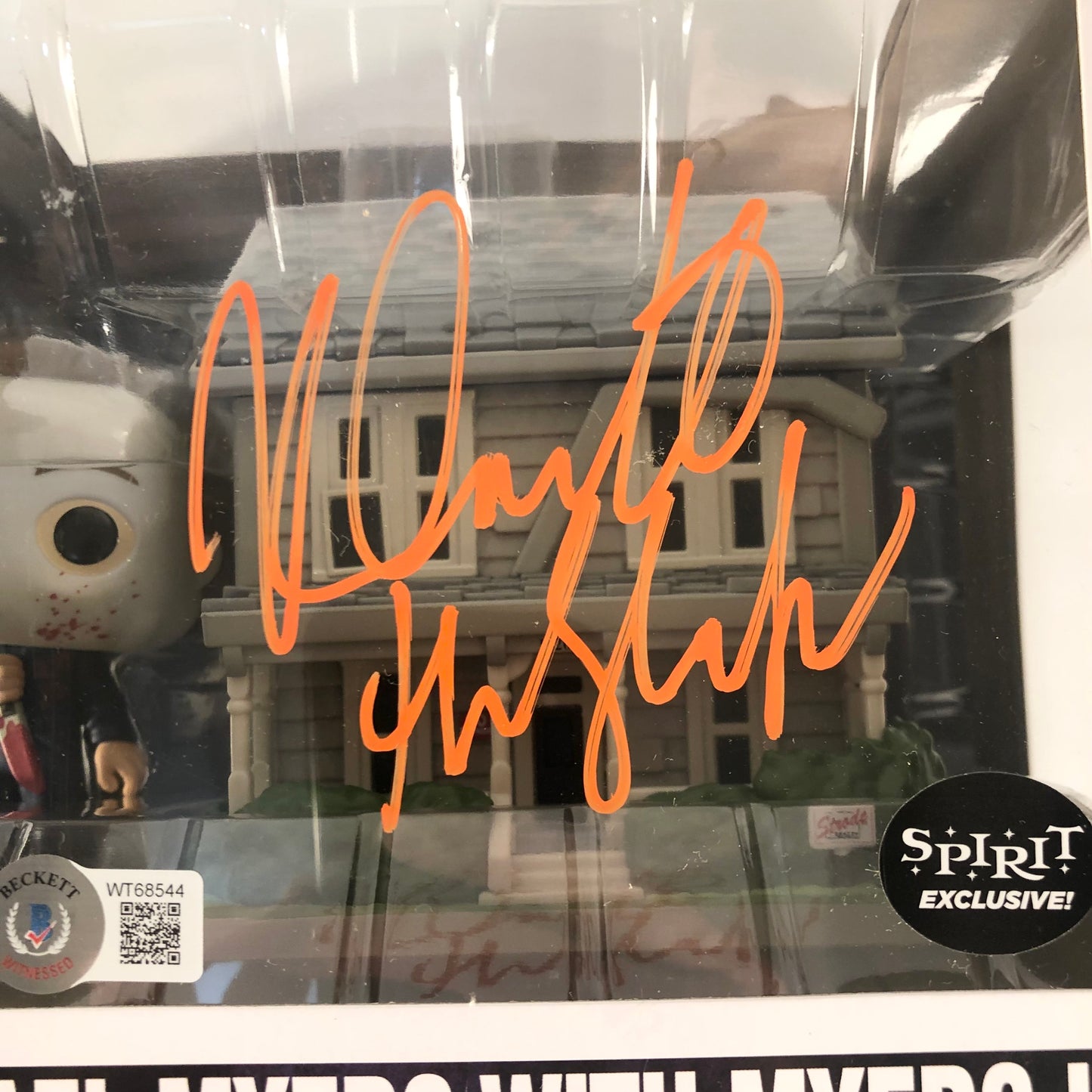 Nick Castle Signed Autographed Halloween Michael Myers Funko Pop house With Beckett Witness