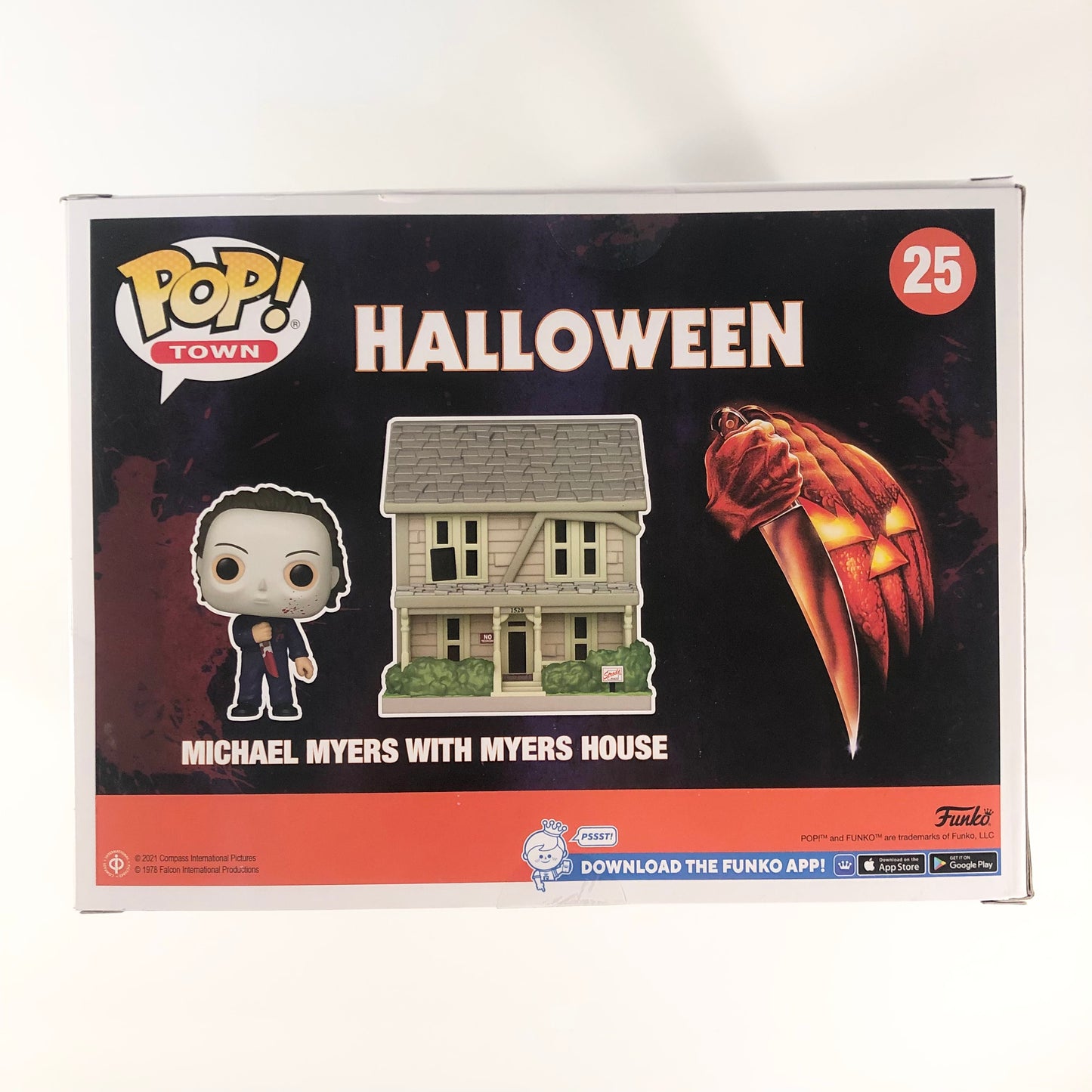 Nick Castle Signed Autographed Halloween Michael Myers Funko Pop house With Beckett Witness