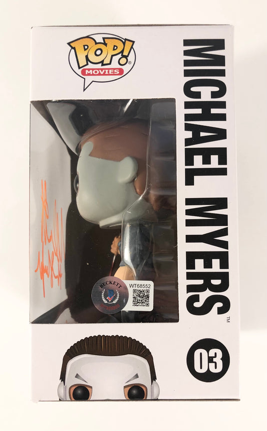 Nick Castle Signed Autographed Halloween Michael Myers Funko Pop With Beckett Witness