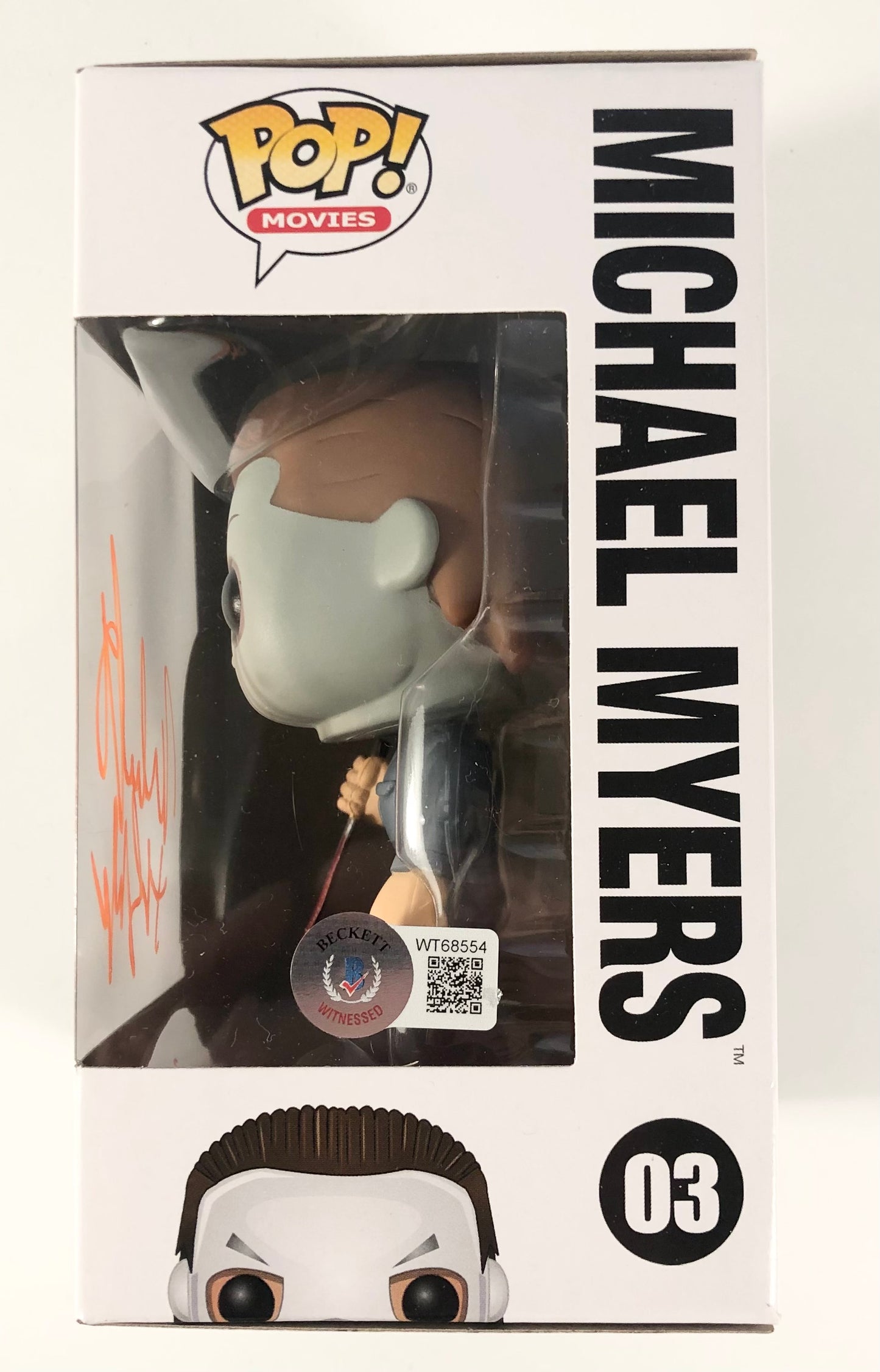 Nick Castle Signed Autographed Halloween Michael Myers Funko Pop With Beckett Witness