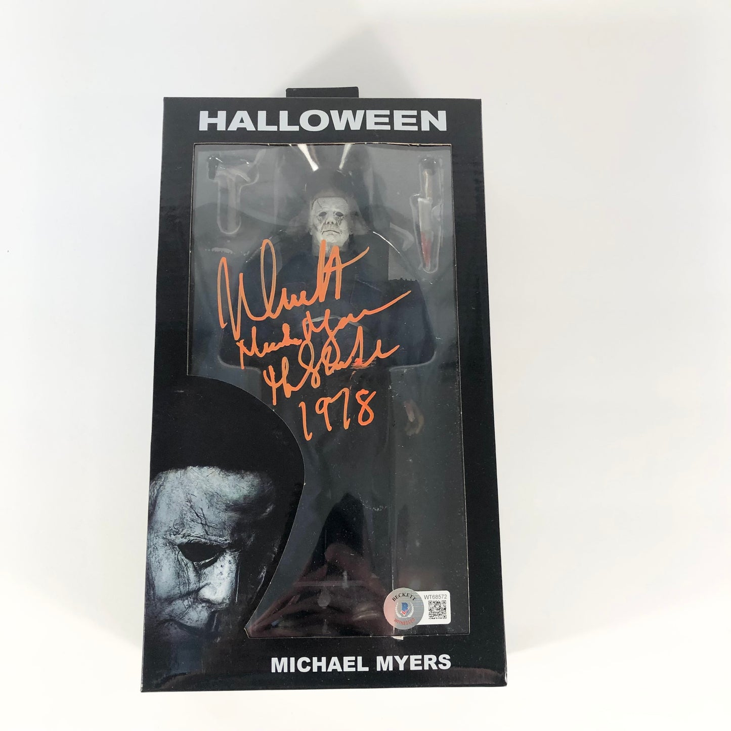 Nick Castle Signed Autographed Halloween Michael Myers Neca Figuere With Beckett Witness