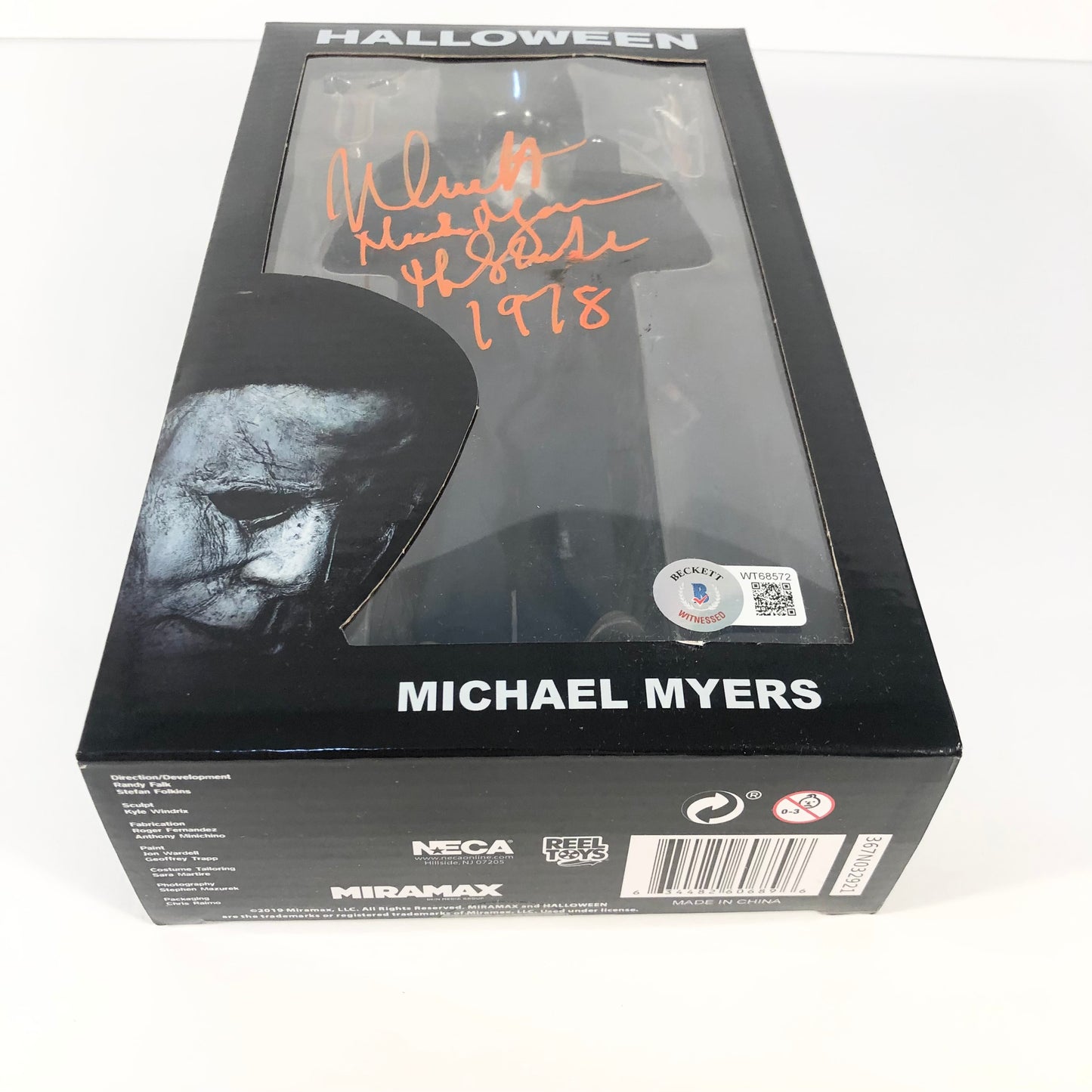 Nick Castle Signed Autographed Halloween Michael Myers Neca Figuere With Beckett Witness