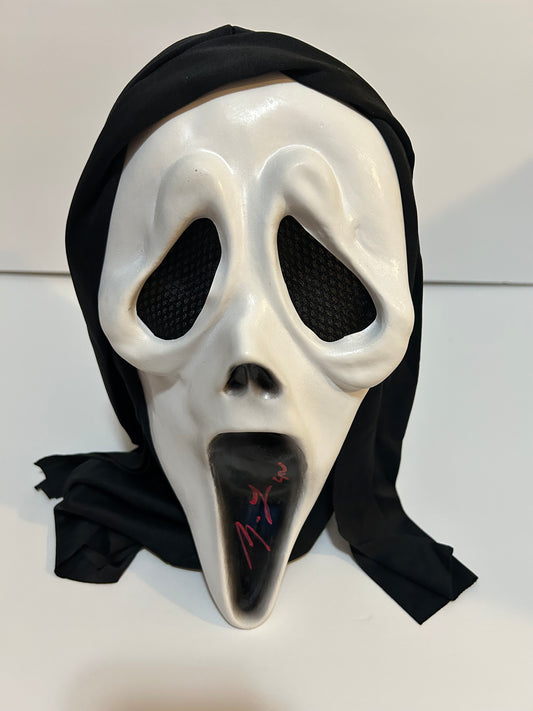 Matthew Lillard Signed Autographed Scream Mask with Beckett COA