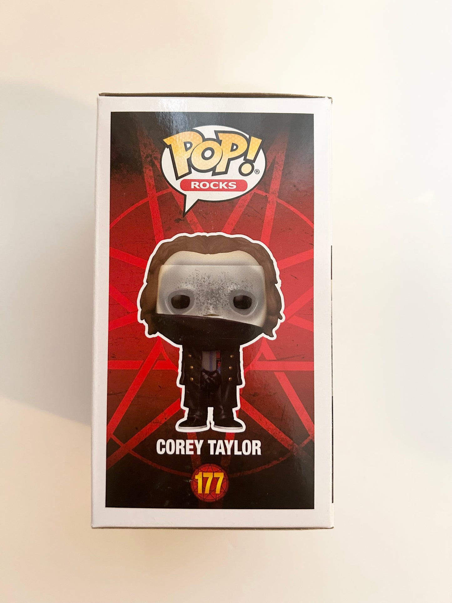 Corey Taylor Signed Autograph Slipknot Funko Pop Figure With Beckett Witness COA