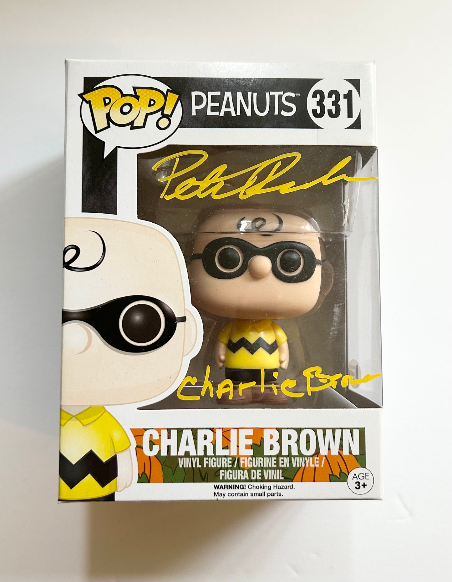 Peter Robbins Signed Autograph Charlie Brown Funko Pop Figure With Beckett Witness COA