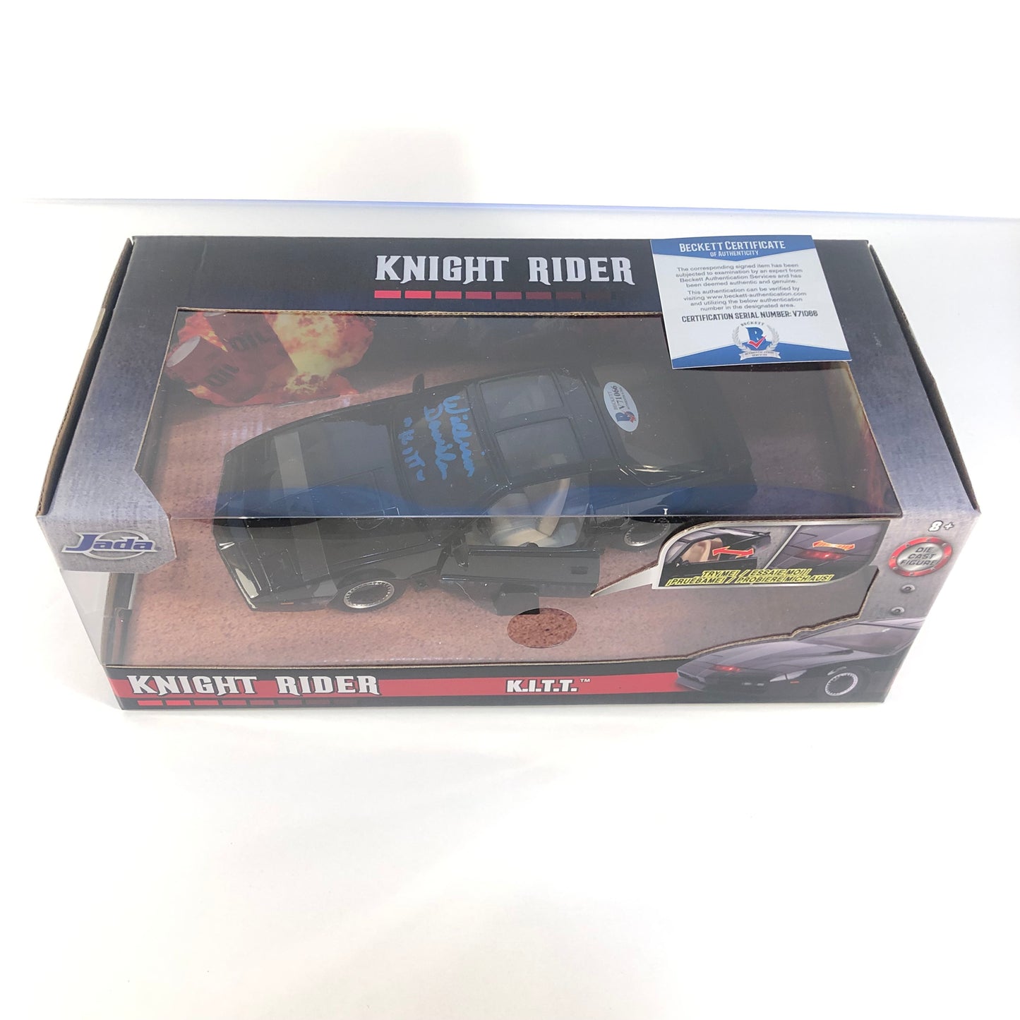 William Daniels Signed Autographed Knight Rider KITT Car 1:24 With Beckett COA