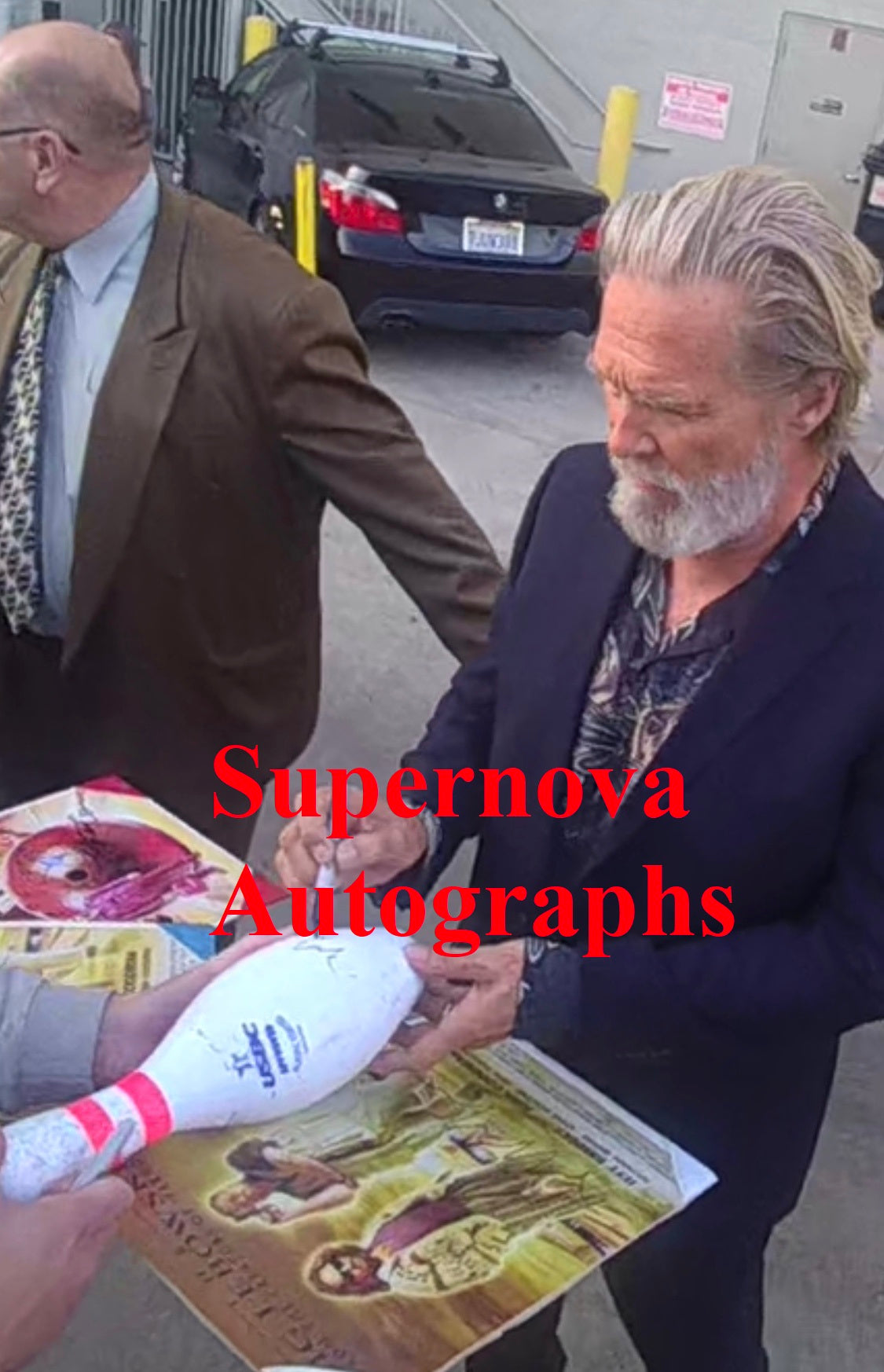 Jeff Bridges Signed Autographed The Big Lebowski Bowling Pin with Exact Photo Proof